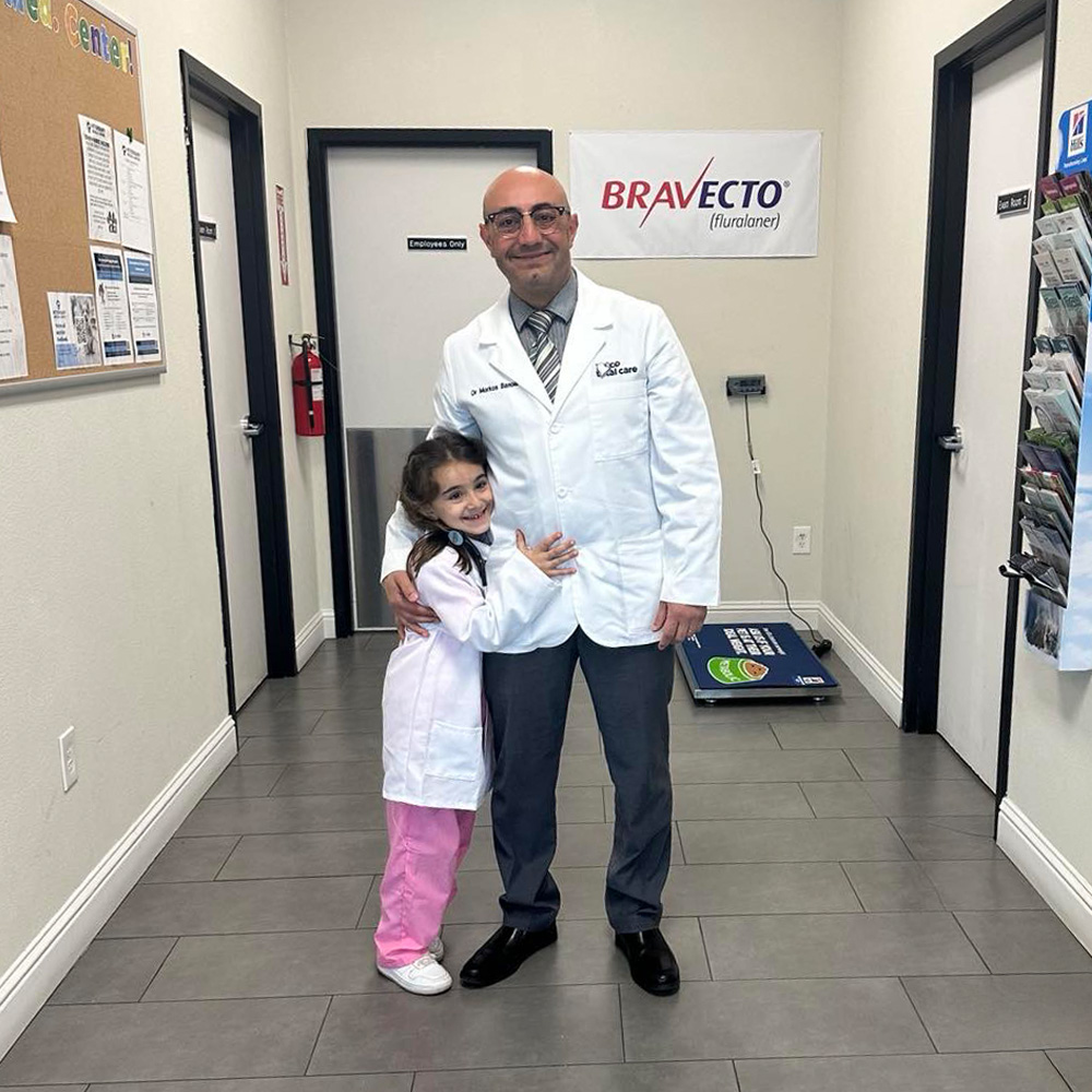 Dr. Banoub in the clinic